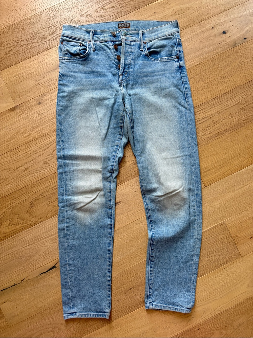 Mother Light Blue Skinny Straight Jeans - Size 25